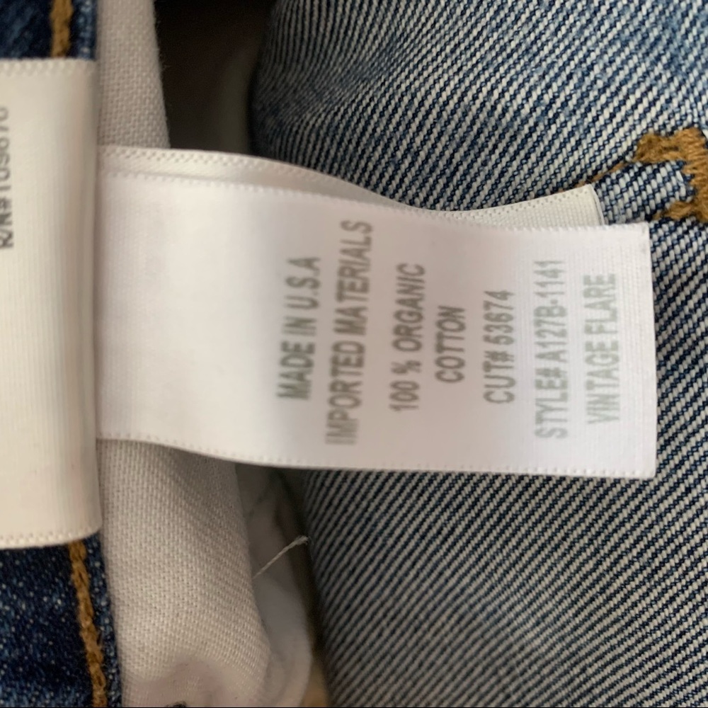 Agolde Blue Flare & Wide Leg Jeans - Picture 7 of 7